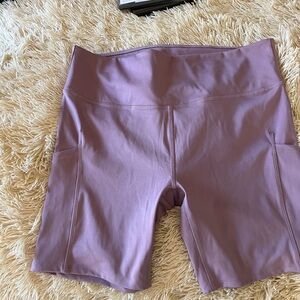 Jordan Mauve High-Waist Bike Shorts